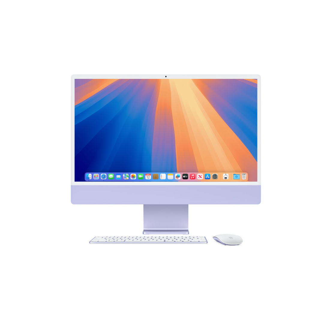 【美品】iMac 24インチ M1 16GB 512GB パープル 動作良好 apple iMac 24インチ M1 パープル iMac M1 24インチ M3 2023) 最終値下げM1