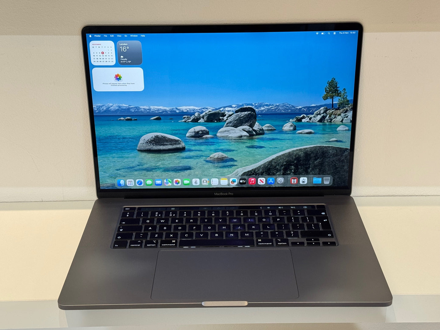 MacBook Pro 16-Inch 6 Core i7 2.6Ghz, 32gb, 1TB (Touchbar, 2019)