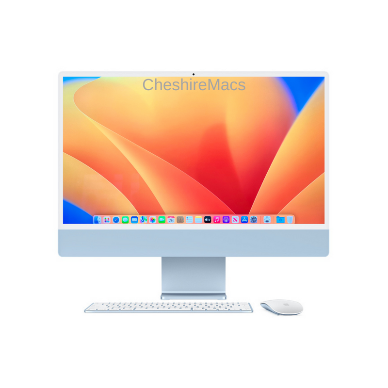 iMac 24 inch with Apple M1 Chip, 8gb, 256GB Flash, 7-Core GPU - Blue