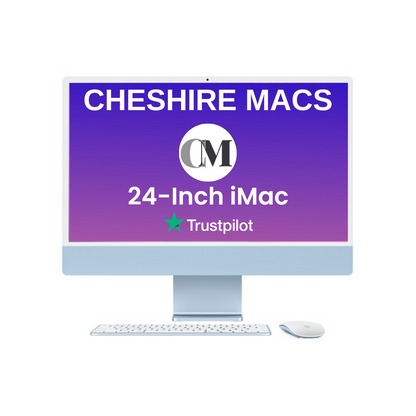 iMac 24 inch with Apple M1 Chip, 8gb, 256GB Flash, Blue