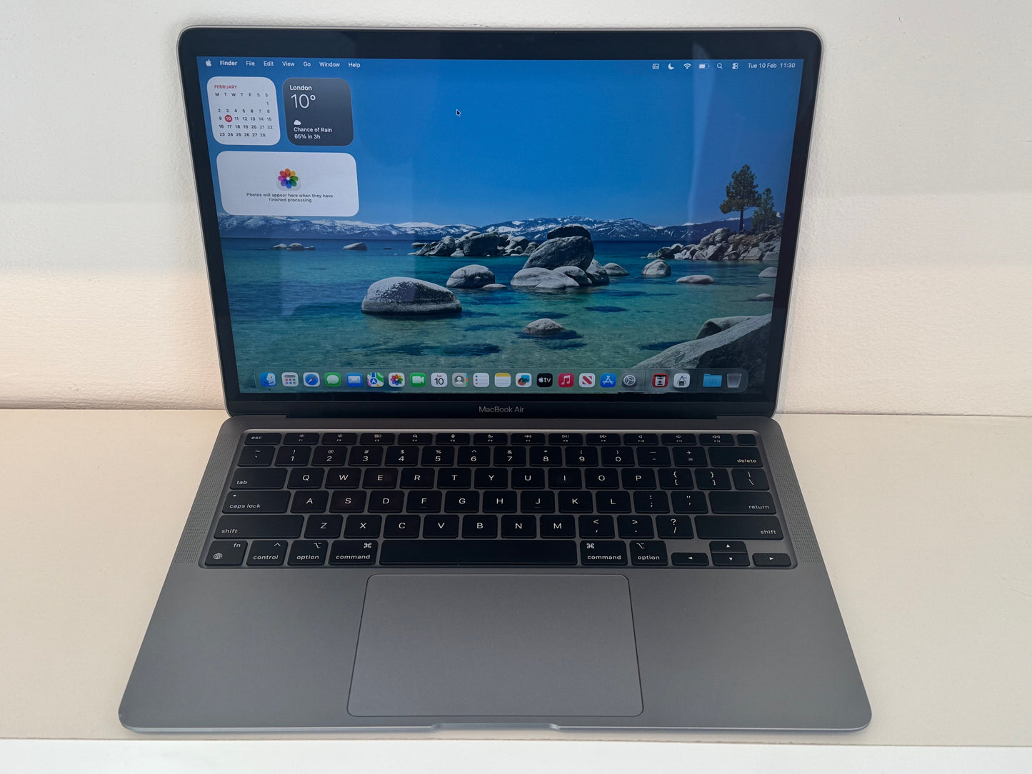 MacBook Air 13-inch M1 (Space grey 2020) 8gb, 256gb - Grade B