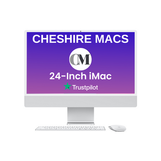 iMac 24 inch with Apple M1 Chip, 8gb, 256GB SSD, 8-Core GPU - Silver